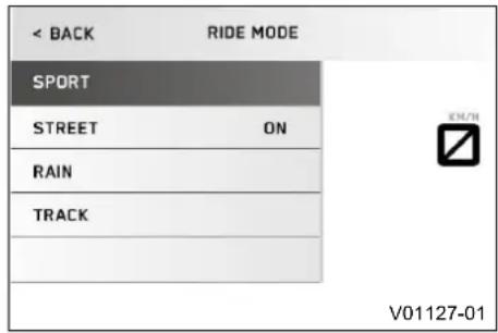 KTM 790 Duke L (A2) (2019) - Ride Mode - 1