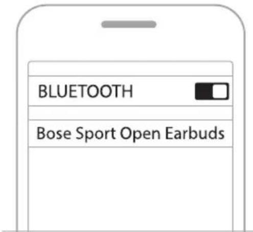 BOSE Sport Open Earbuds - CONNEXION VIA LE MENU BLUETOOTH DE VOTRE PÉRIPHÉRIQUE MOBILE - 2