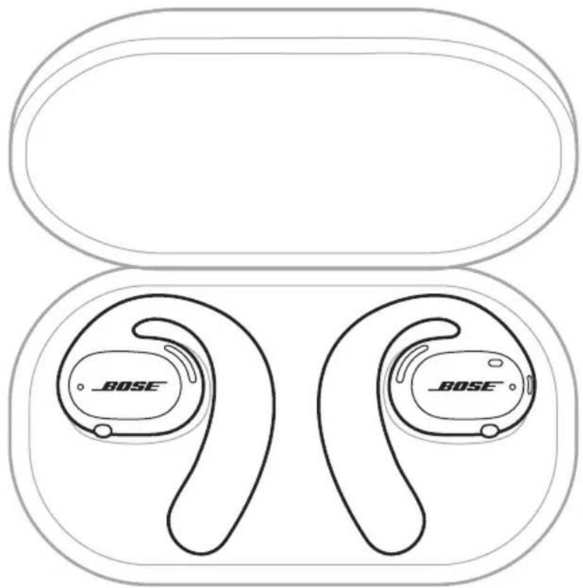 BOSE Sport Open Earbuds - In the carry case - 1