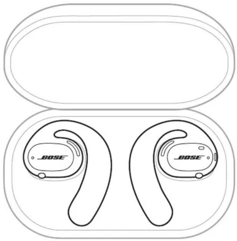 BOSE Sport Open Earbuds - Dans l'étui de transport - 1