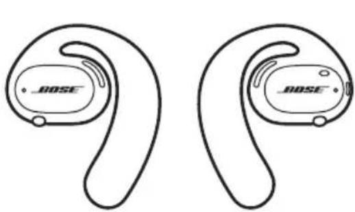 BOSE Sport Open Earbuds - COMPOSANTS LIVRÉS - 1