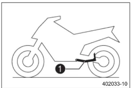 KTM 1290 Super Adventure R (2019) - Katébaσμα tou oxηματος από to έσαio σταντ - 1