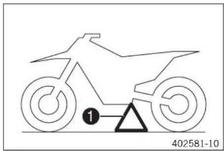 KTM 50 SX MINI (2017) - Béquille Plug-in - 1