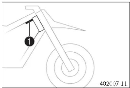 KTM 50 SX MINI (2017) - Plaque signalétique - 2