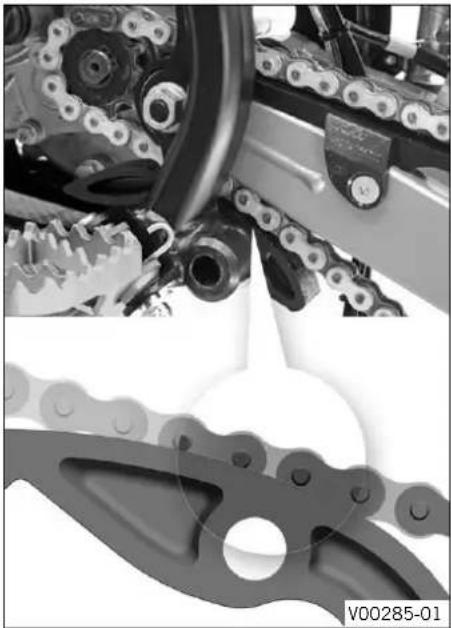 KTM 50 SX MINI (2017) - TRAVAUX D'ENTRETIEN SUR LA PARTIE-CYCLE 55 - 2