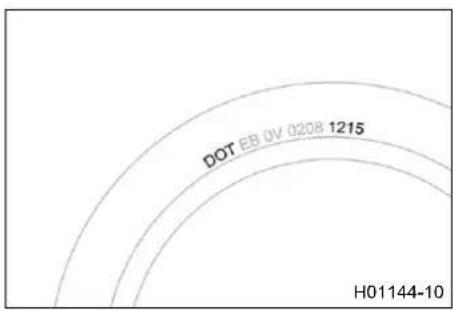 DOT EB 0V 0208 1215 H01144-10