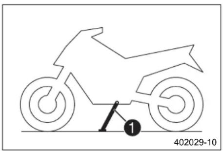 KTM 1090 Adventure R (2019) - サービス作業シャーシ - 1
