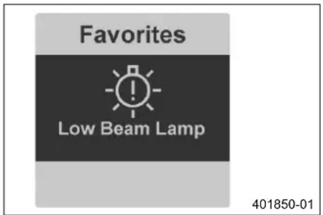 Favorites Low Beam Lamp 401850-01