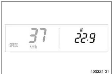 KTM 250 EXCF (2020) - Λειτουργία ένδειξης SPEED/A1 (μέση ταχύτητα 1) - 1