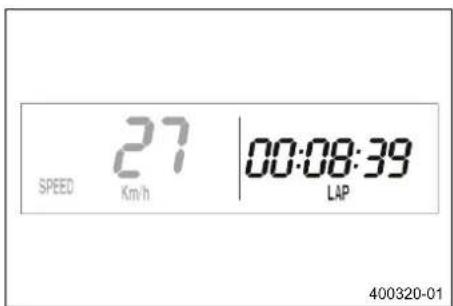 KTM 250 EXCF (2020) - Λειτουργία ένδειξης SPEED/LAP (χρόνος γυρολογίου) - 1