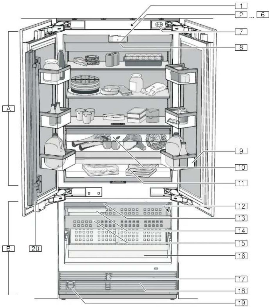 THERMADOR T36BT925NS - Appareil à 3 portes - 1