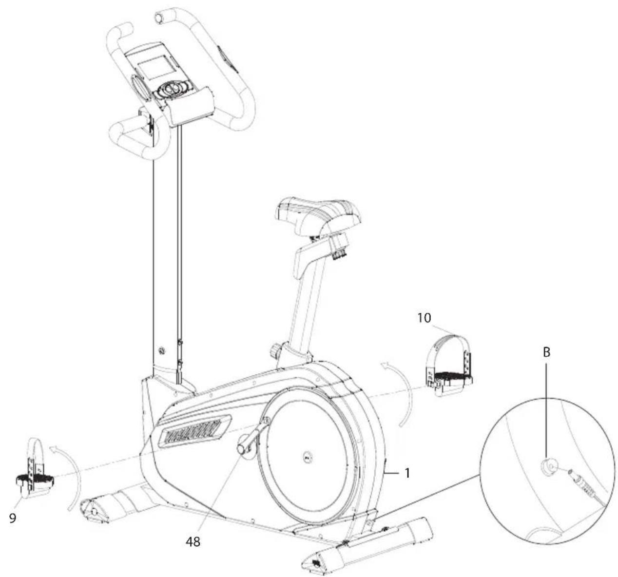 SportPlus SPHT9600iE - ASSEMBLY INSTRUCTIONS - 1