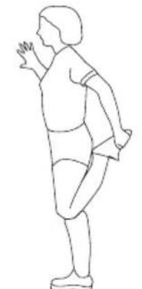 SportPlus SPHT9600iE - ESERCIZIO 6: DISTENSIONE DEL QUADRICIPITE (PARTE ANTERIORE DELLA COSCIA) - 1