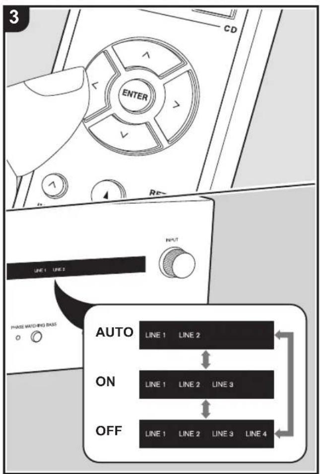 ONKYO A9130 - Ajustes de salute del subwoofer - 3
