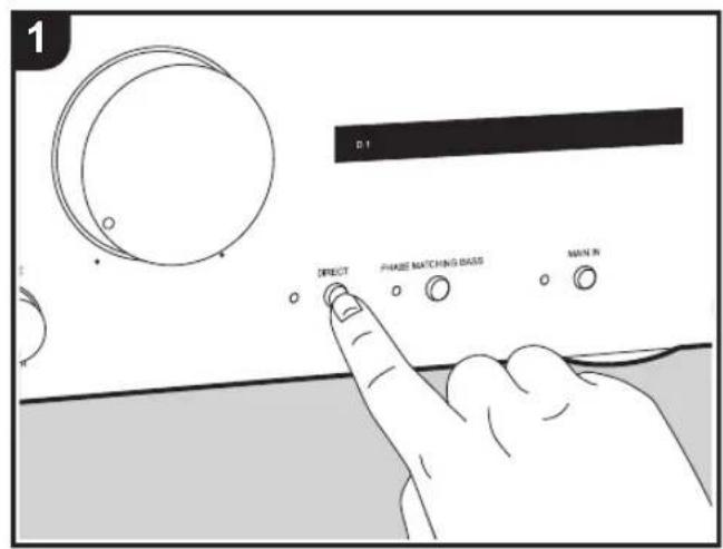 ONKYO A9130 - Uso de la funciona Direct - 1