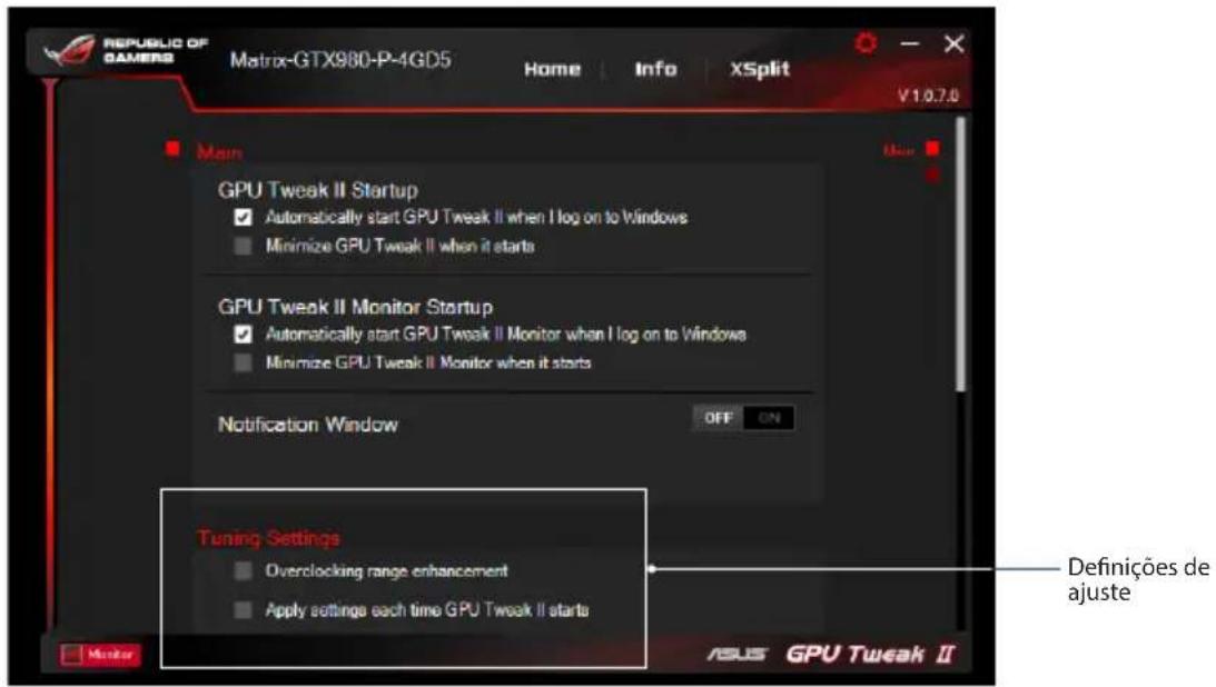 ASUS R7360DC2OC2GD5 - Definições de ajuste - 1