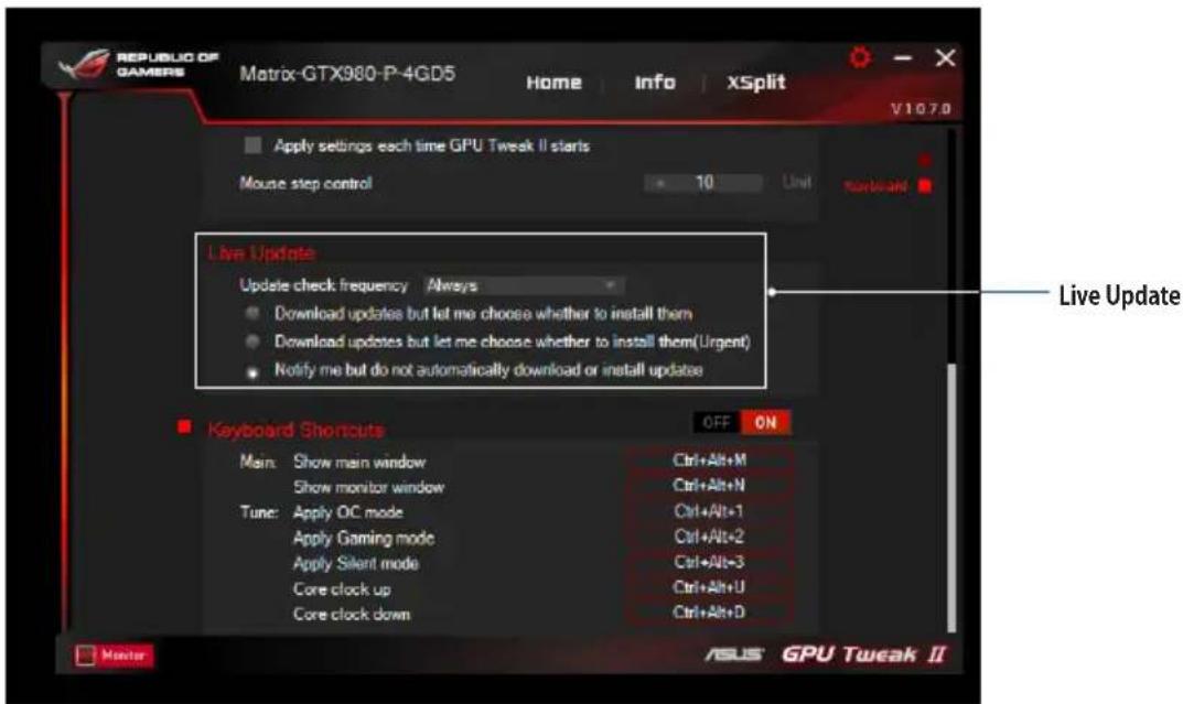 ASUS GTX650TI1GD5SP - Live Update - 1