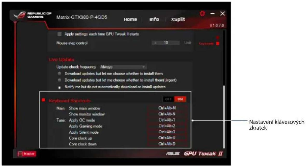 ASUS GT630SL2GD3LSP - Keyboard Shortcuts (Klávesové zkratky) - 1