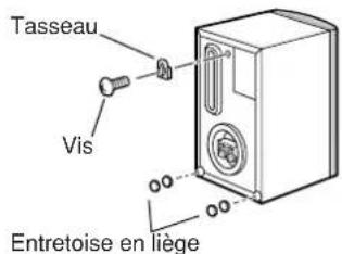 ONKYO SKR3600 - Utilisation des entreprises en liege et du tasseau d'installation livres avec les enceintes - 2