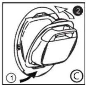 HOOVER ND4 H7A2TSBEXS - To remove the container tank in door drawer * - 3