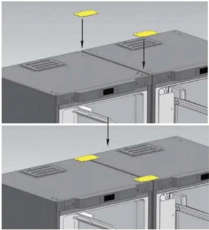 HOOVER HLF 1864XMN - CONNECTING GUIDE for REFRIGERATOR AND FREEZER CABINETS - 1
