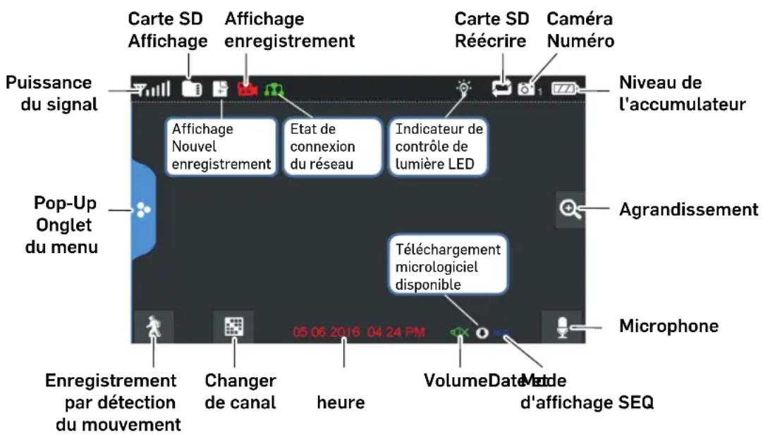 SWITEL HSIP5700 - Example Live Screen - 1