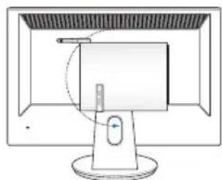 ASUS BX410 - Pour placer l'ordinateur sur un moniteur : - 6