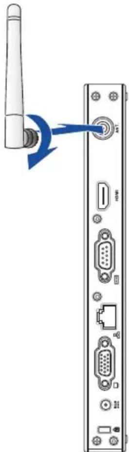 ASUS BX410 - Connexion de l'antenne sans fil (optionnelle) - 1