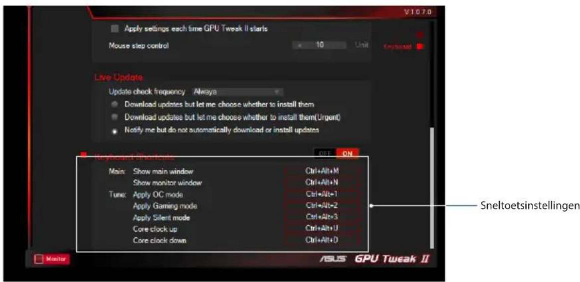 ASUS EXRX580 2048SP4G - Sneltoetsen - 1