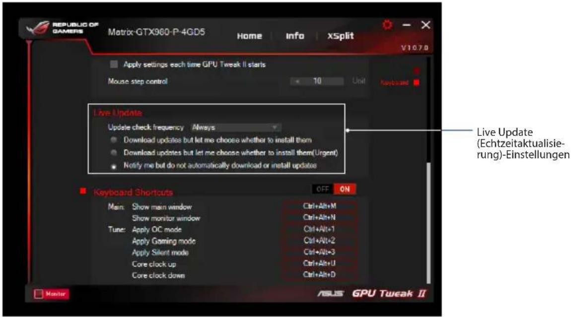 ASUS EXRX580 2048SP4G - Live Update (Echtzeitaktualisierung) - 1