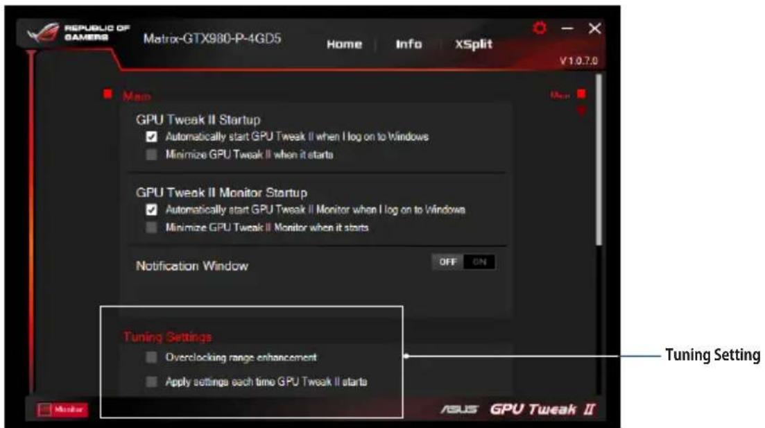 ASUS EXRX580 2048SP4G - Tuning Setting - 1