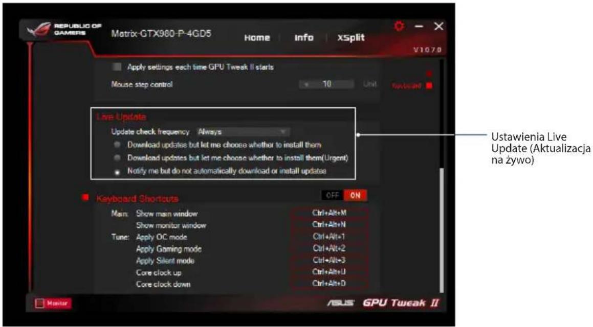 ASUS GTX1060O6GSI - Live Update (Aktualizacja na żywo) - 1