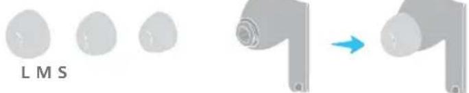 HUAWEI FreeBuds Pro 2 - Cómo cambiar las almohadillas - 1