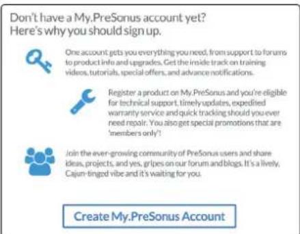 PRESONUS Eris E3.5 BT - Enregistrement du produit - 1