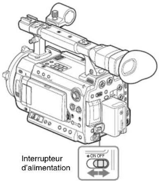 SONY PMWF3K - Mise sous tension - 1