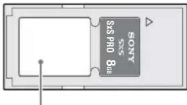 SONY PMW500 - Remarques sur l'utilisation des cartes mémoire SxS - 2