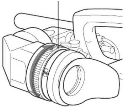 SONY PMW500 - Pour ajuster la mise au point du viseur - 1