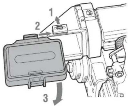 SONY PMWTD300 - Pour fixer le pare-soleil - 1