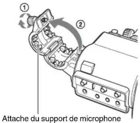 SONY PMWTD300 - Raccordement d'un microphone au connecteur MIC IN - 1