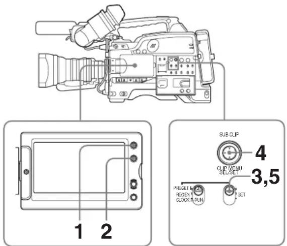 SONY PDWF335K - Pour définir les bits d'utilisateur - 1