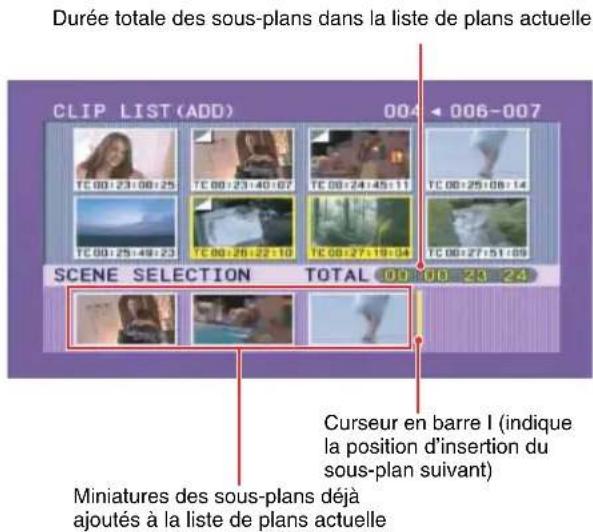 SONY PDWF335K - Pour continuer à travailler sans revenir au menu CLIP - 1