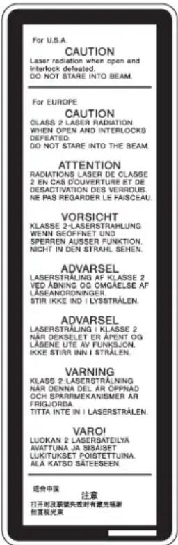 SONY PDWF335K - Propriétés de la diode laser - 1