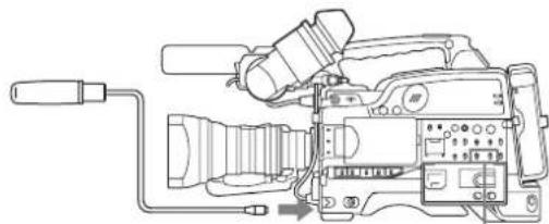 SONY PDWF335K - Pour utiliser le microphone détaché du caméscope - 1
