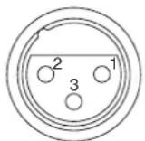 SONY PDWF335K - Connecteur AUDIO IN CH-1/CH-2 (3 broches, femelle) - 1