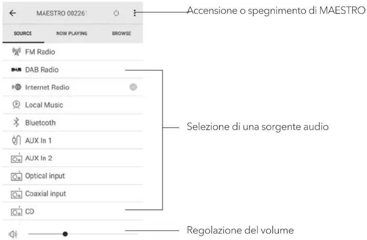 SONORO Maestro SO1000 - Gestire MAESTRO attraverso l'app UNDOK™. - 1