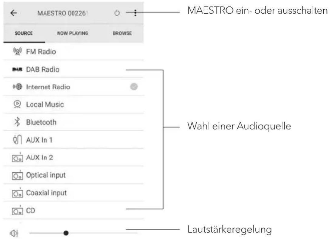 SONORO Maestro SO1000 - Steuern von MAESTRO über die UNDOK™ App. - 1