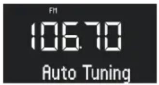 SONORO Lounge SO320 - Automatic tuning condition: - 1