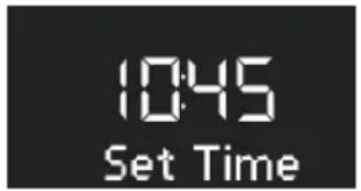 SONORO Lounge SO320 - Setting the time manually - 1