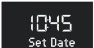 SONORO Lounge SO320 - Setting the date manually - 1