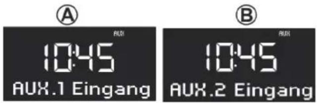 SONORO Lounge SO320 - Abb.46. AUX Wiedergabe aktivieren - 1
